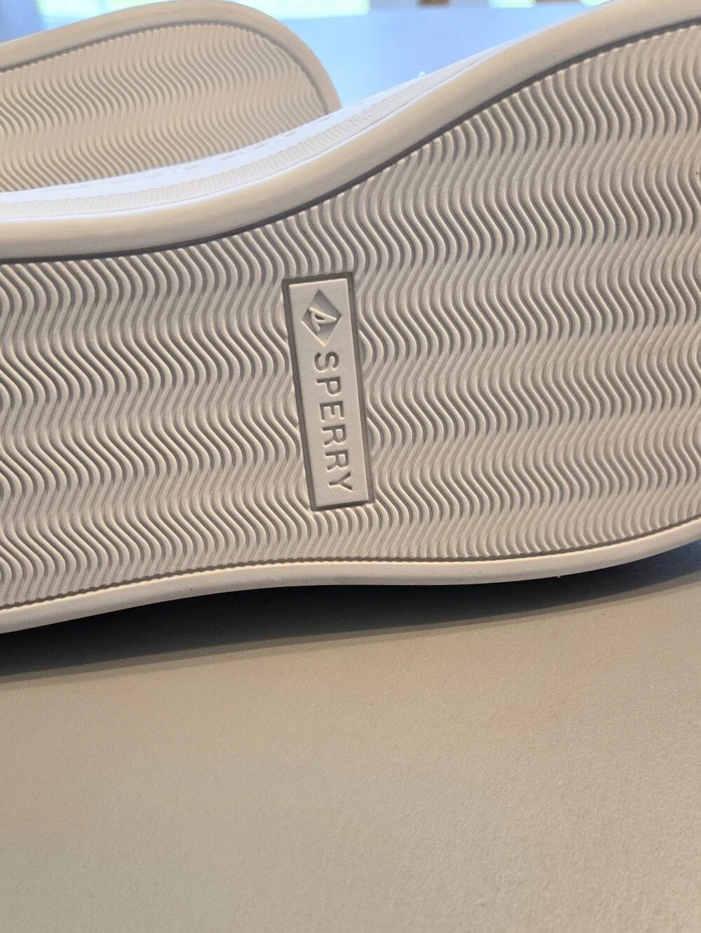 Women's Sperry Cream Suede Boat Shoe Size 8 - Picture 7 of 13